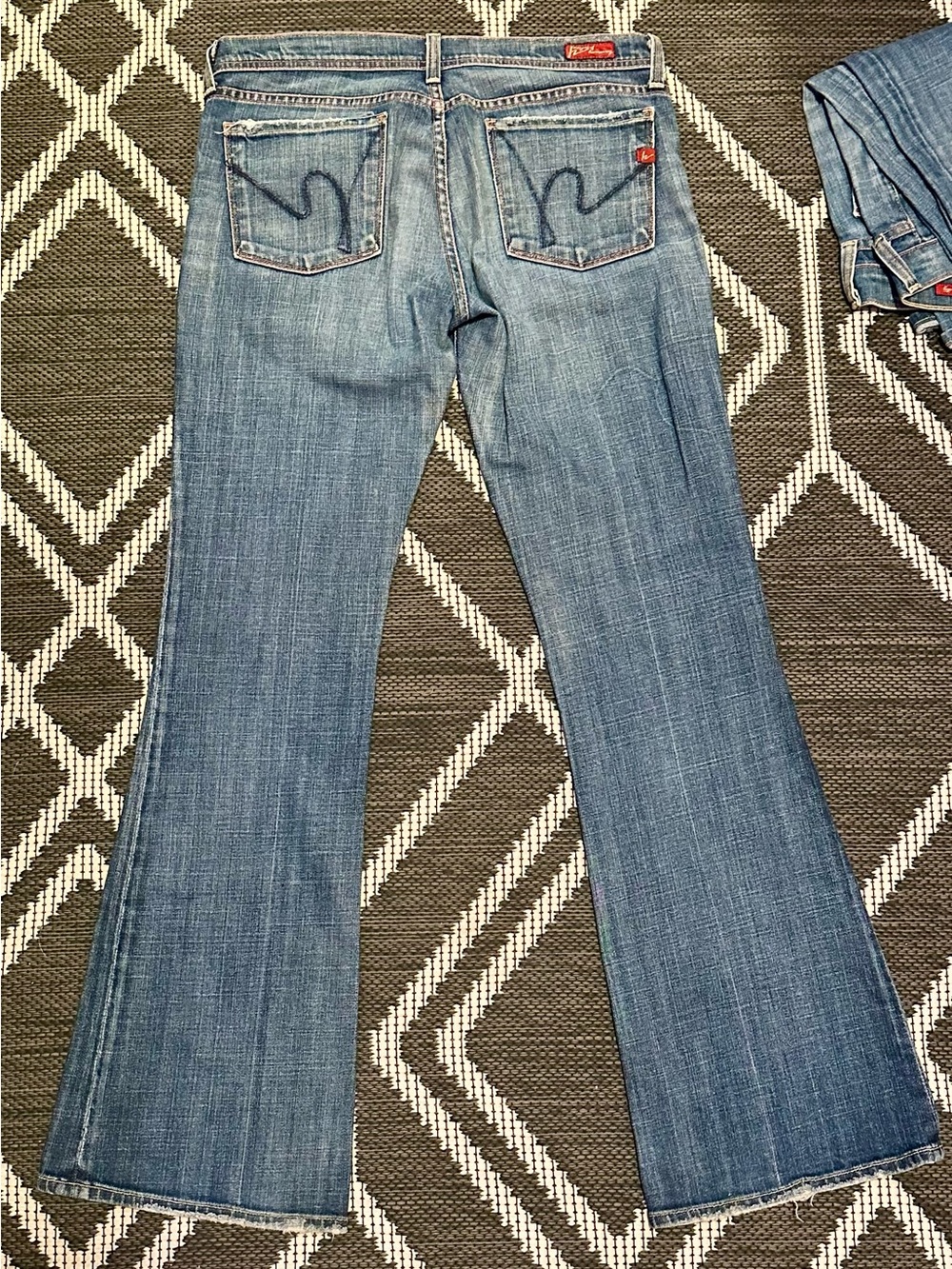 Citizens Of Humanity Medium Blue Flare Jeans